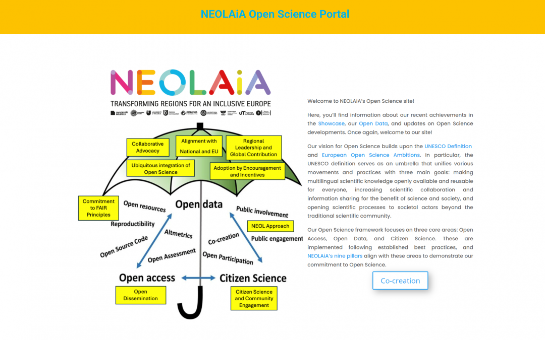 Two platforms, one mission: promoting Open Science