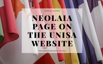Update of the NEOLAiA page on the UNISA website