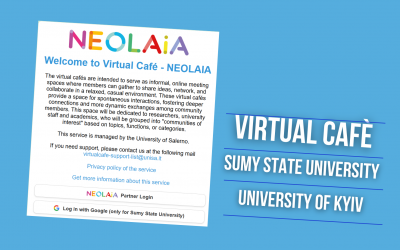 Il Virtual Café di NEOLAiA si apre anche a Sumy e Kyiv