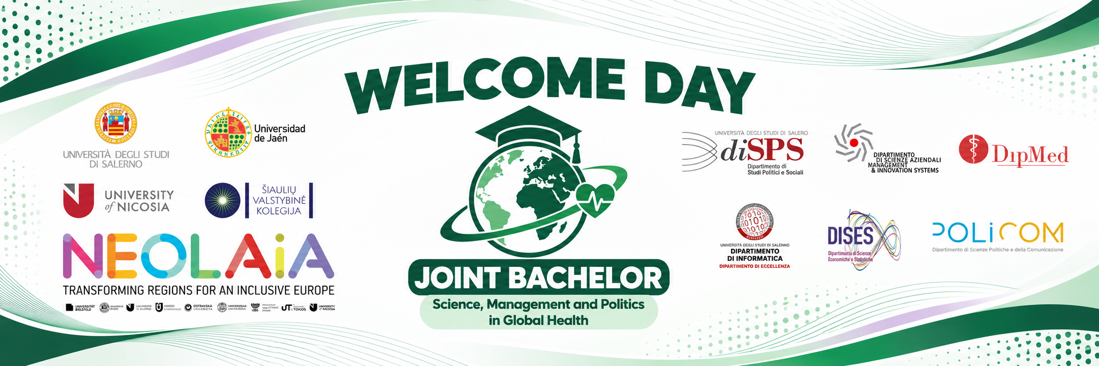 Al via il Joint Bachelor in Science, Management and Politics in Global Health: il Welcome Day all’Università di Salerno